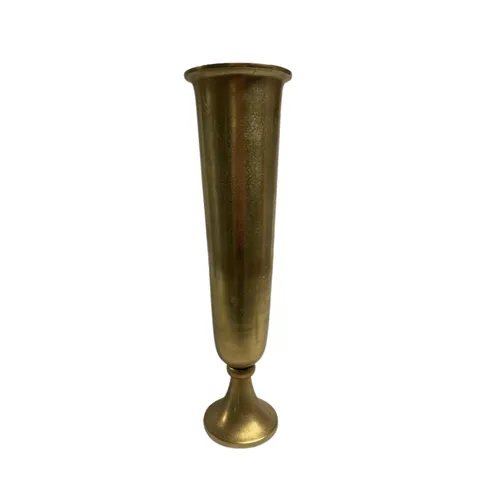 Gold Trumpet Floral Stand