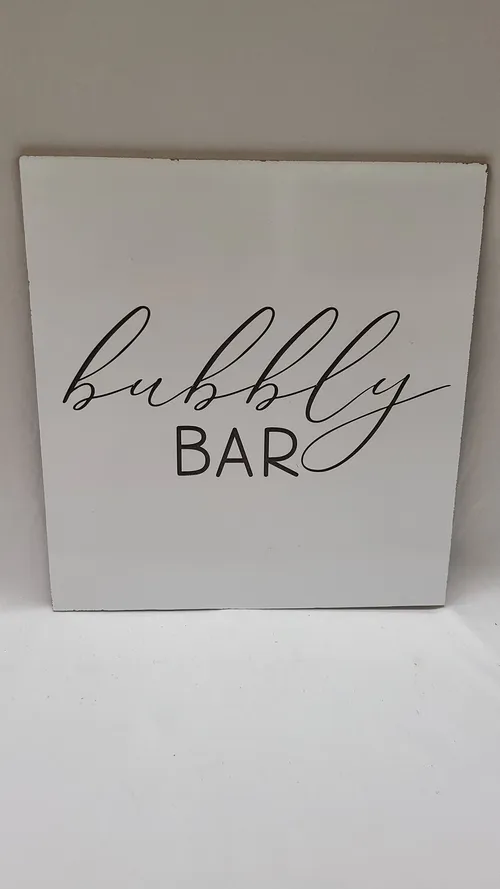 Bubbly Bar Sign