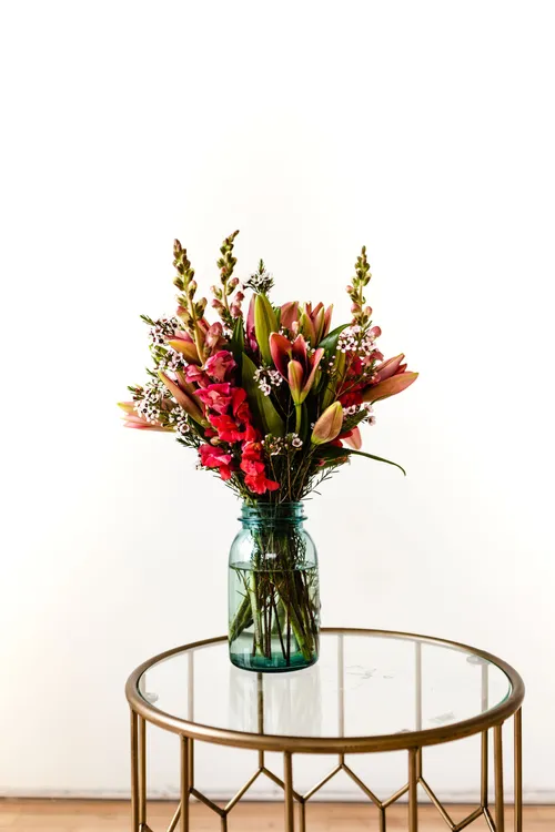 32 oz Blue Mason Jar