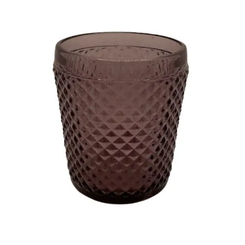 Purple Textured Votive