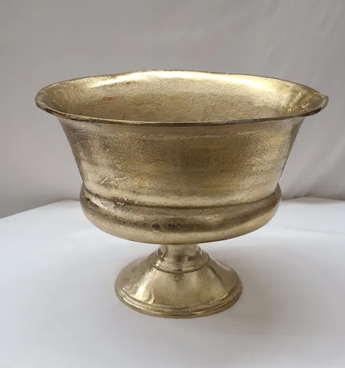 Footed Gold Compote
