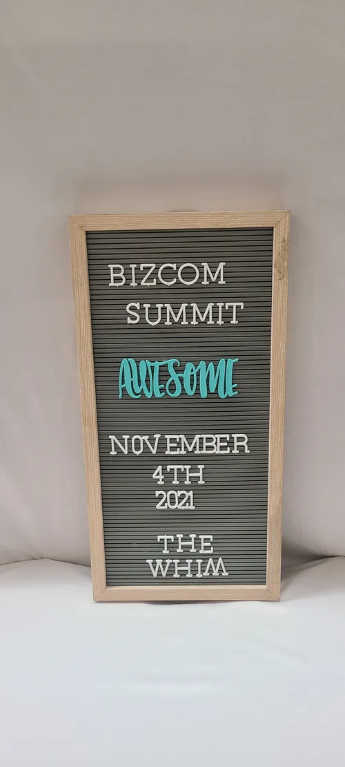 Long Gray Letter Board