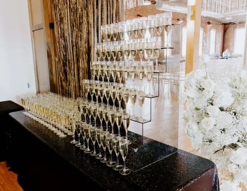 Black Acrylic Tiered Dessert Stand