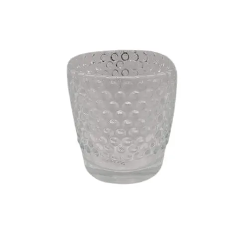 Clear Hobnail Votive