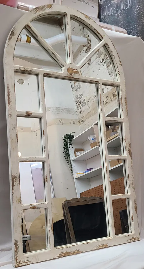 White Window Mirror