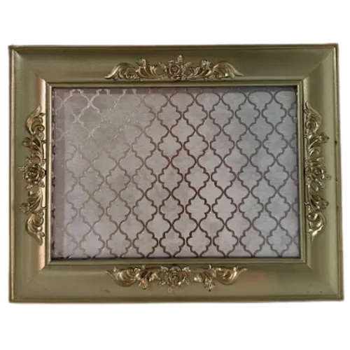 Detailed Light Gold Frame 7