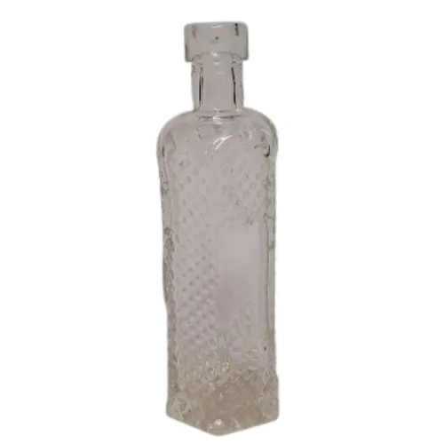 Vintage style ornate glass bud vase