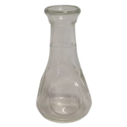 Tiny Imprinted Glass Bud Vase