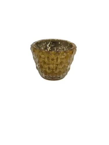 Vintage Gold Short Votive