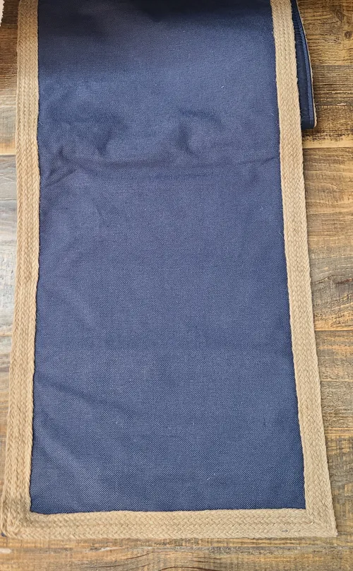 Blue & Tan Table Runner