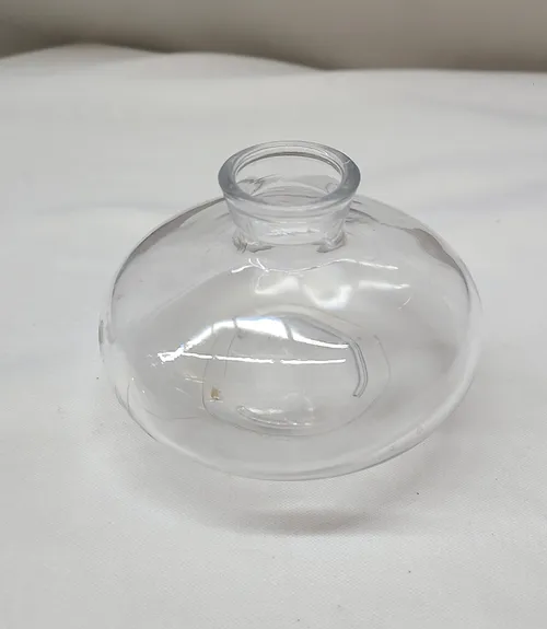 Clear Flat Bud Vases