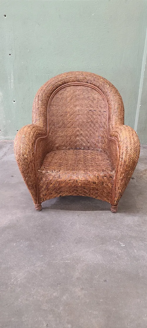 Dark Wicker Chair
