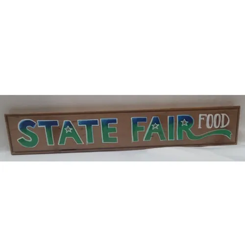 State Fair Food Sign