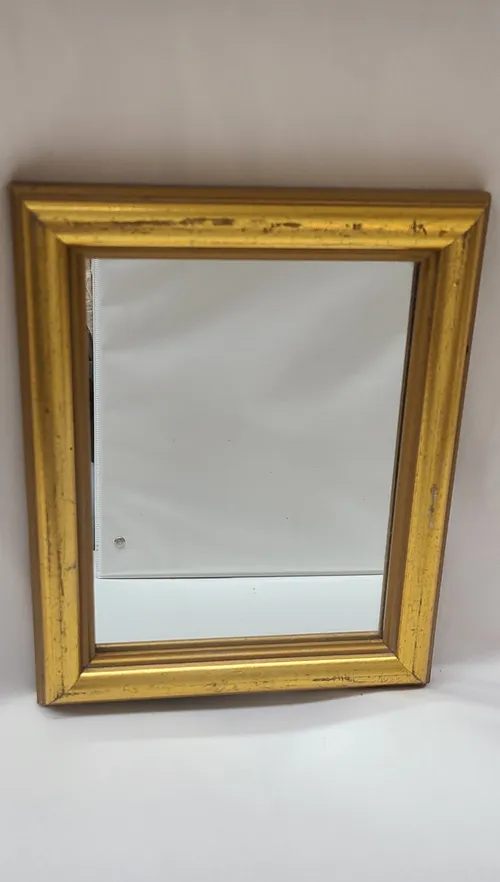 Small Gold Framed Mirror