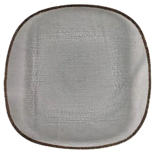 Square Gold Edge Charger