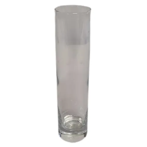 Straight Modern Glass Bud Vase
