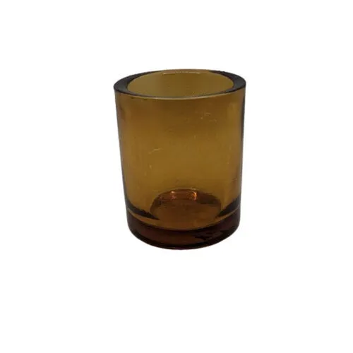 Round Amber Votive