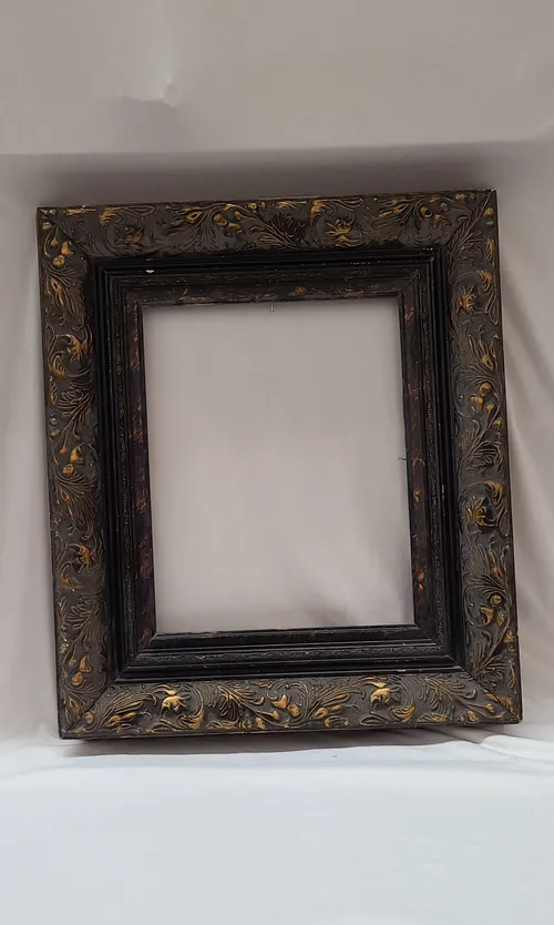 Large Ornate Brown Frame without Glass