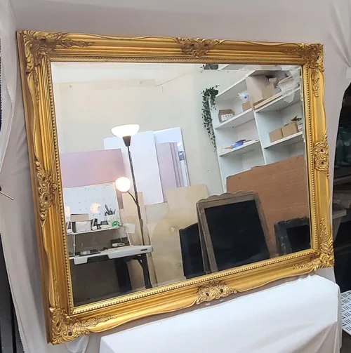 XL Gold Ornate Mirror