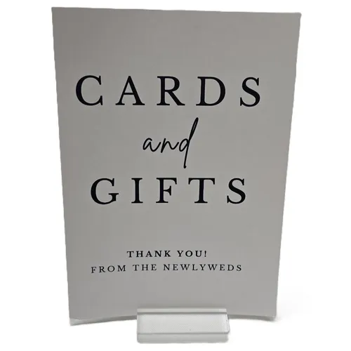 Basic Navy Blue Stock Cards & Gift Sign