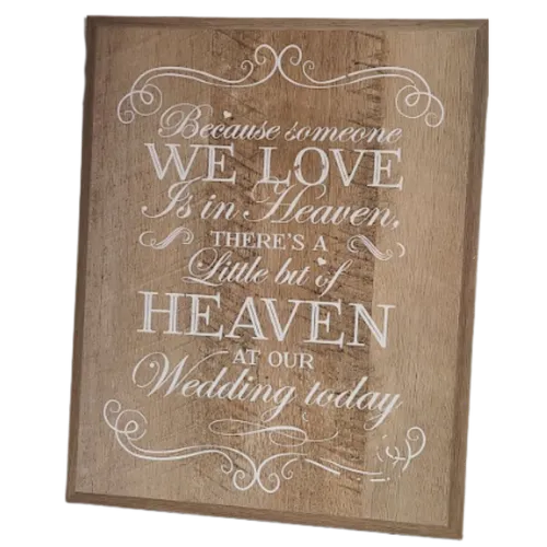 Heaven Memorial Light Wood