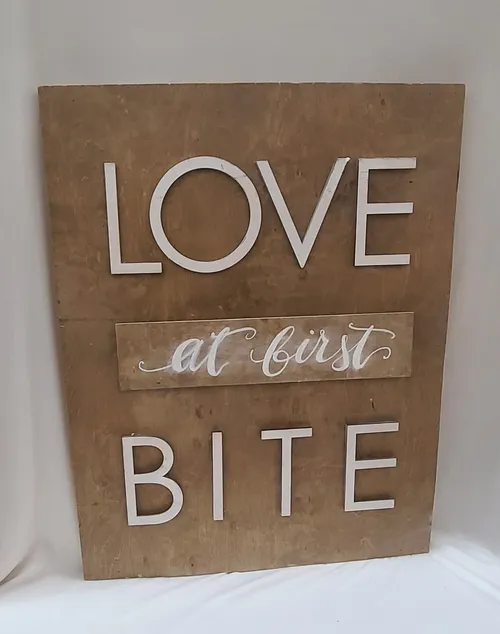 Love at First Bite Sign