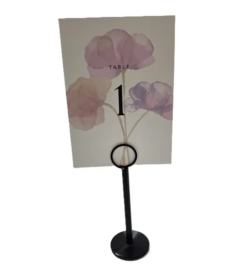 Watercolor Floral Table Numbers