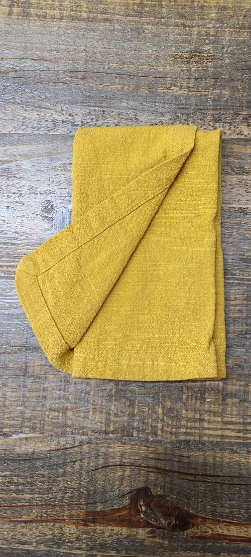 Mustard Yellow Linen Napkin