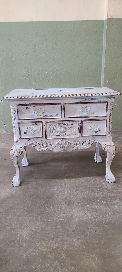 Light Blue Side Table