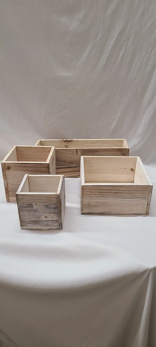 White Washed Boxes