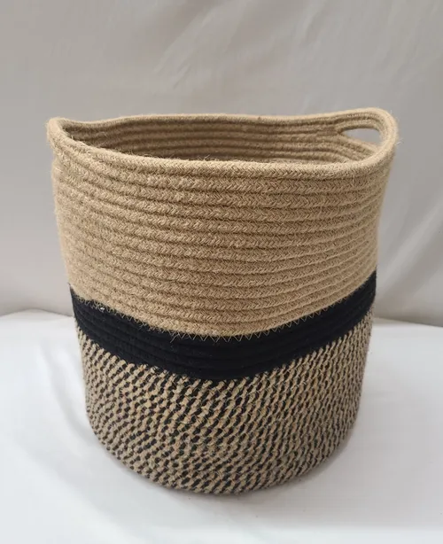 Tan & Black Basket