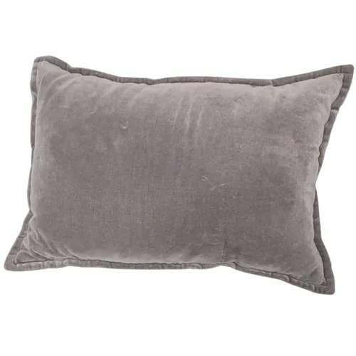 Gray Velvet Pillow