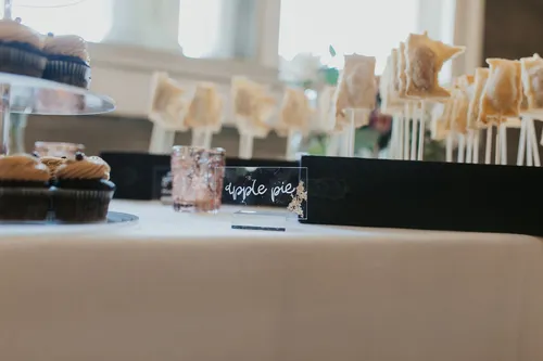 Square Acrylic Block Table Number Stand