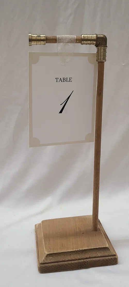 Cream & Black Hanging Table Numbers