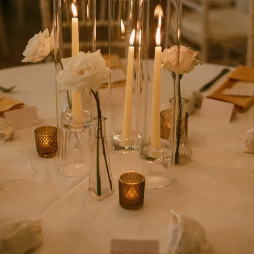 Triangle Base Tall skinny bud vases