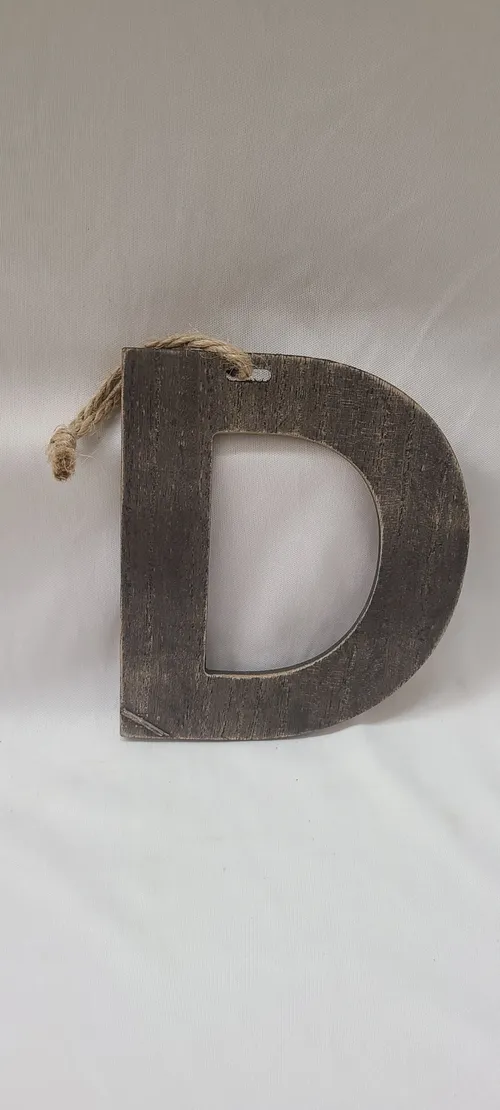Wood Letter D