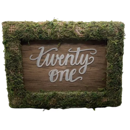 Greenery Frame Table Numbers