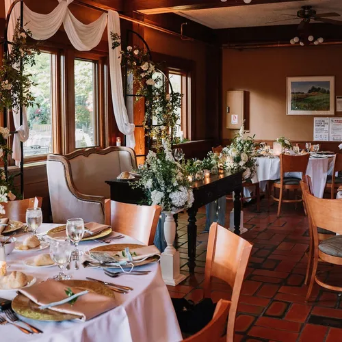 Cream & Wood Love Seat