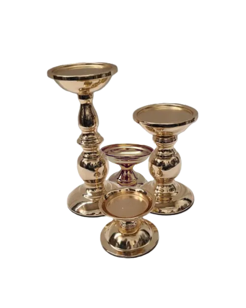 Gold Pillar Holder Quads