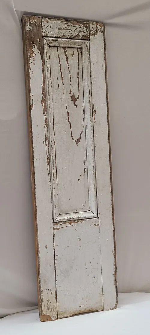 Rustic White Wood Panel