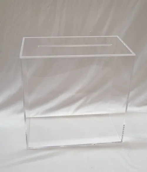Clear Acrylic Card Box