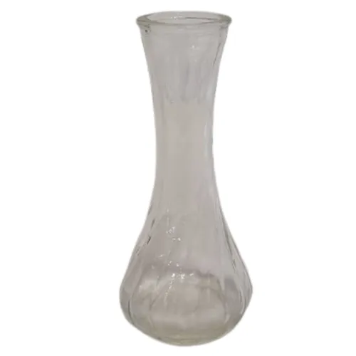 Twisted Glass Bud Vase