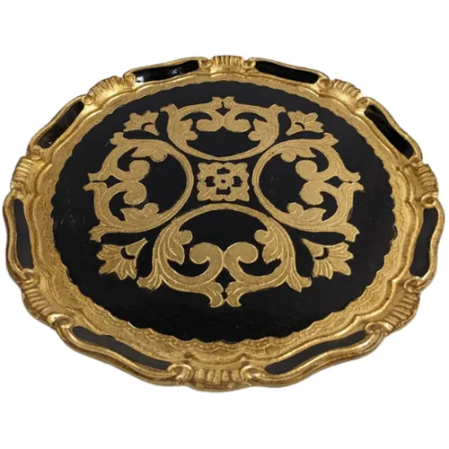 Black and Gold Charger