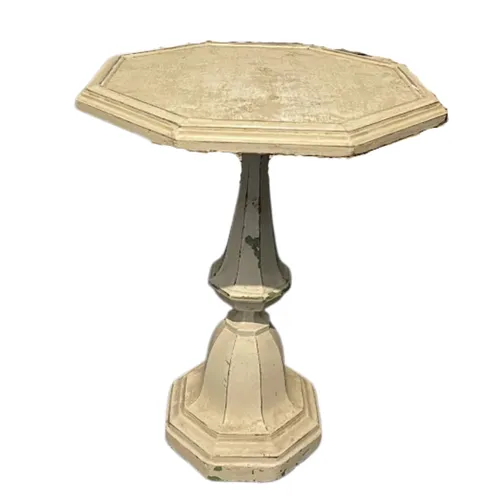 White Washed Side Table