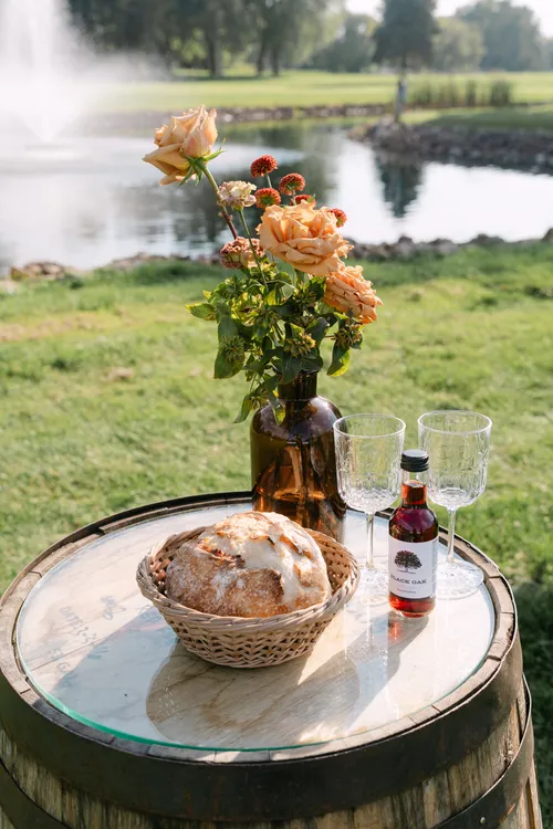 Plain Amber Bud Vases