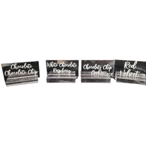 Acrylic Bunt Cake Signs