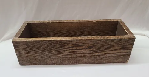 Long Dark Wood Box