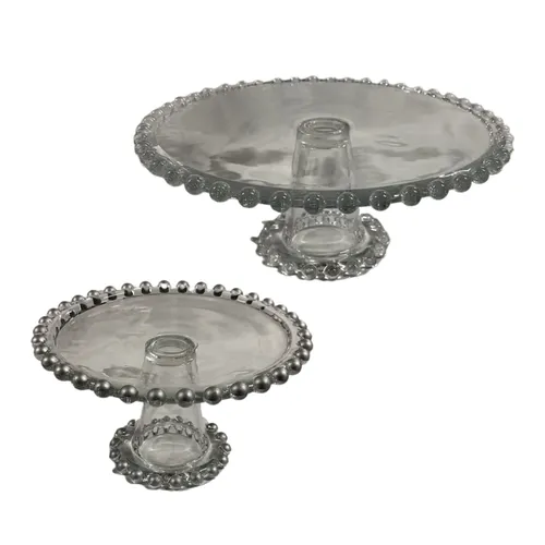 Pearled Edge Dessert Stand