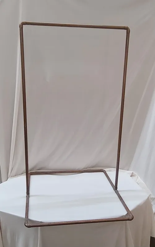 Copper Pipe Sign Stand