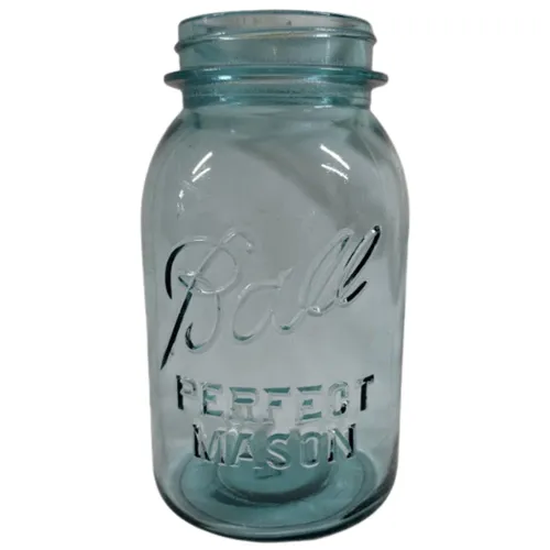 32 oz Blue Mason Jar